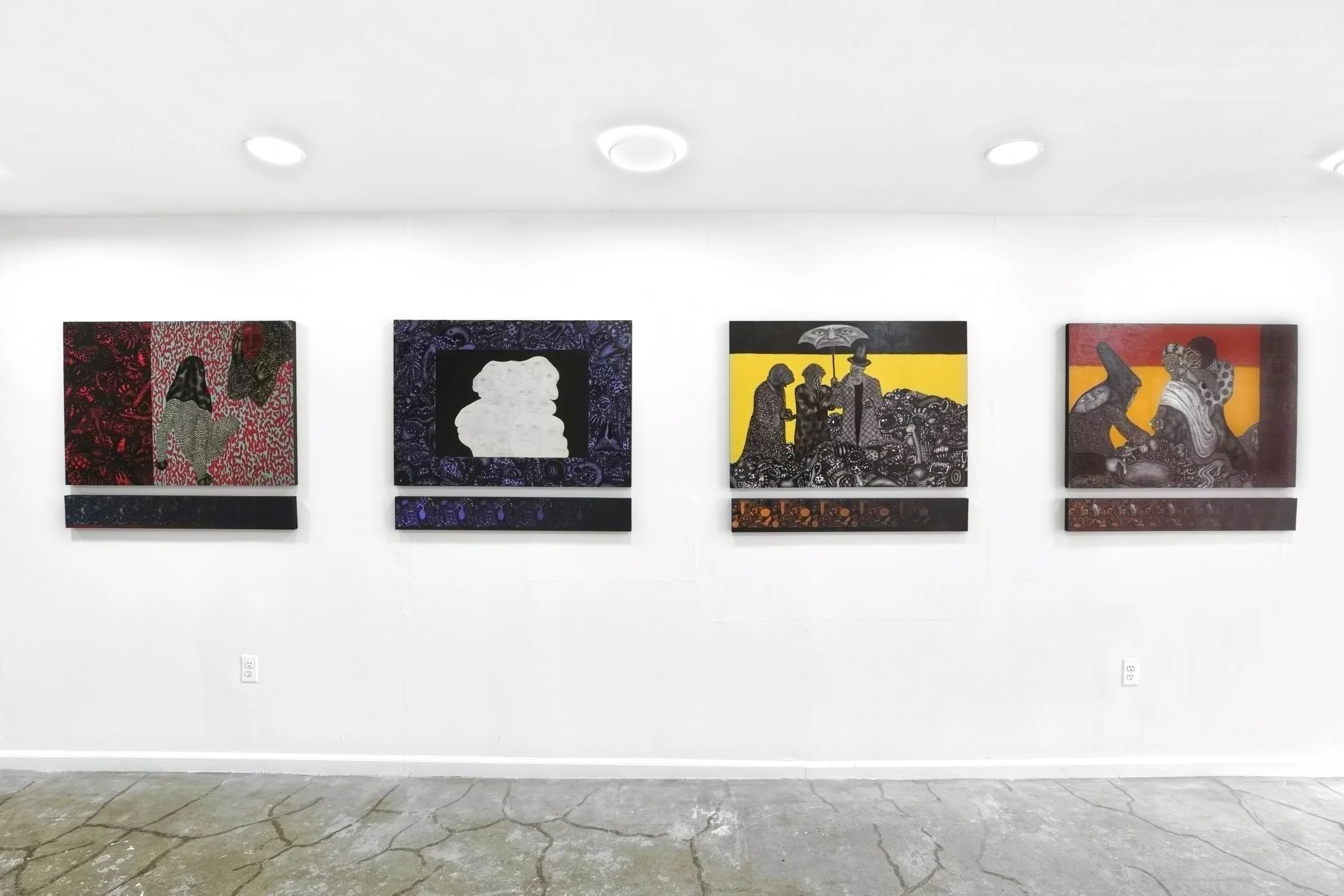 Installation view, Remains, 46 Hester Street, New York, 2026