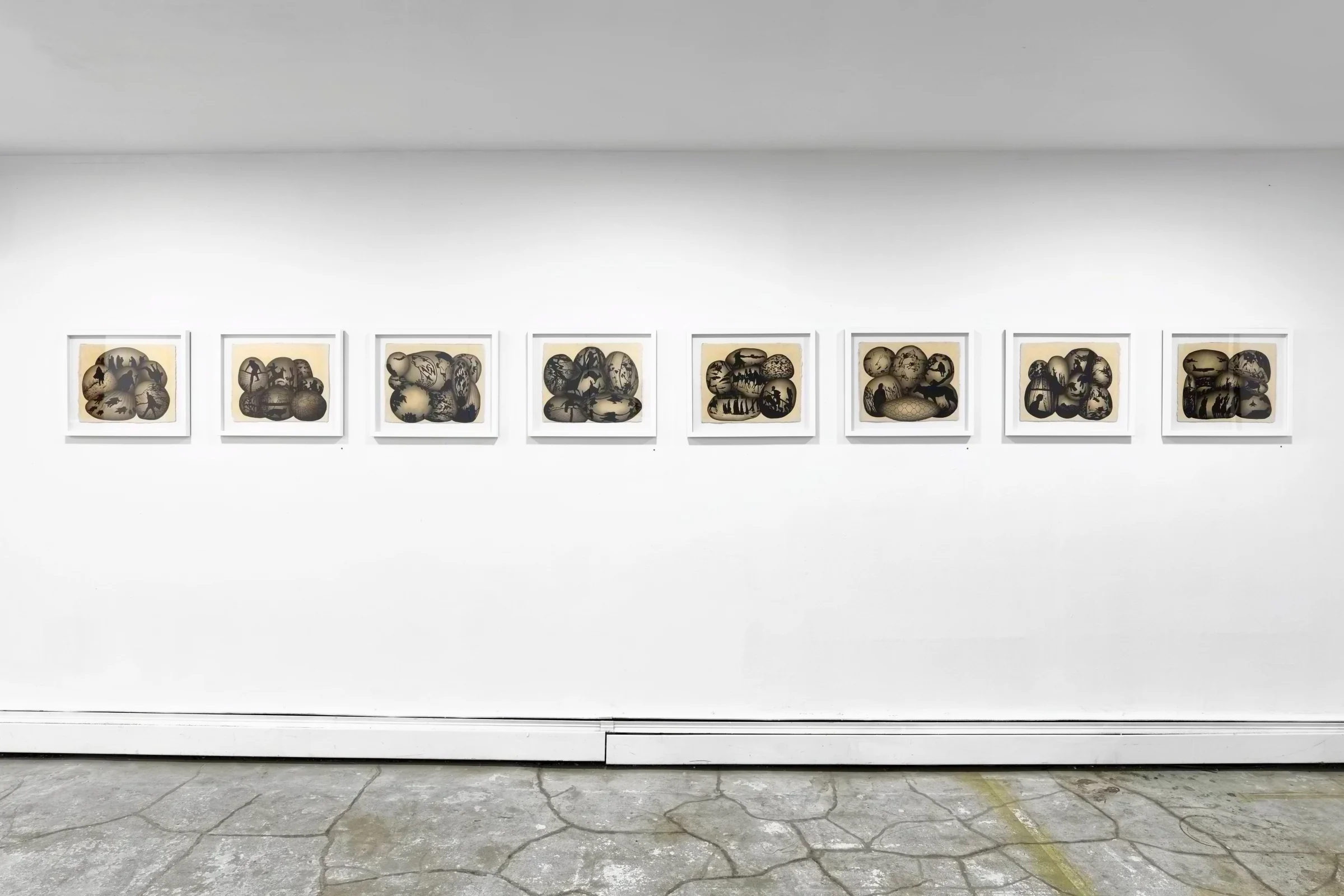 Installation view, Remains, 46 Hester Street, New York, 2026