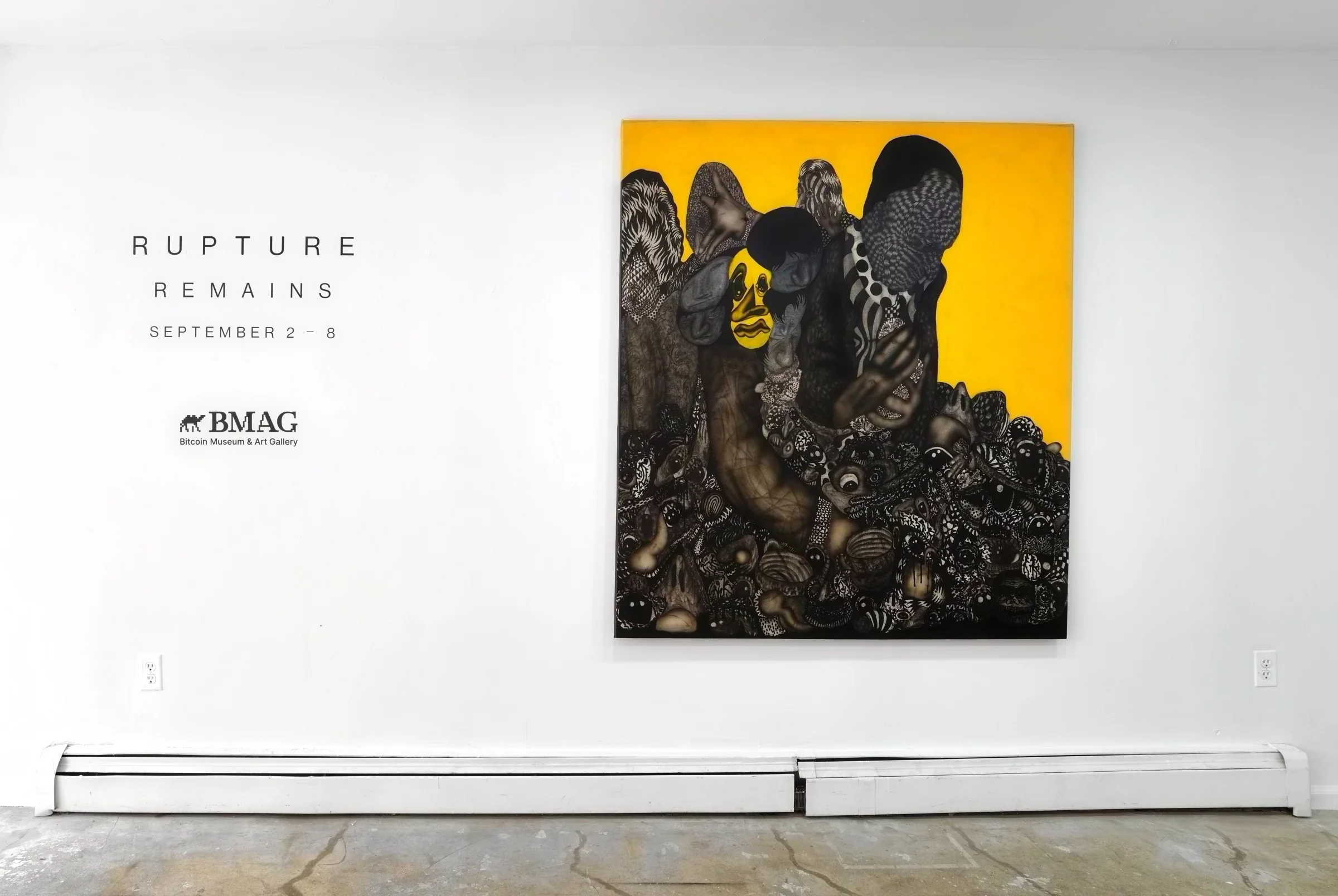 Installation view, Remains, 46 Hester Street, New York, 2026