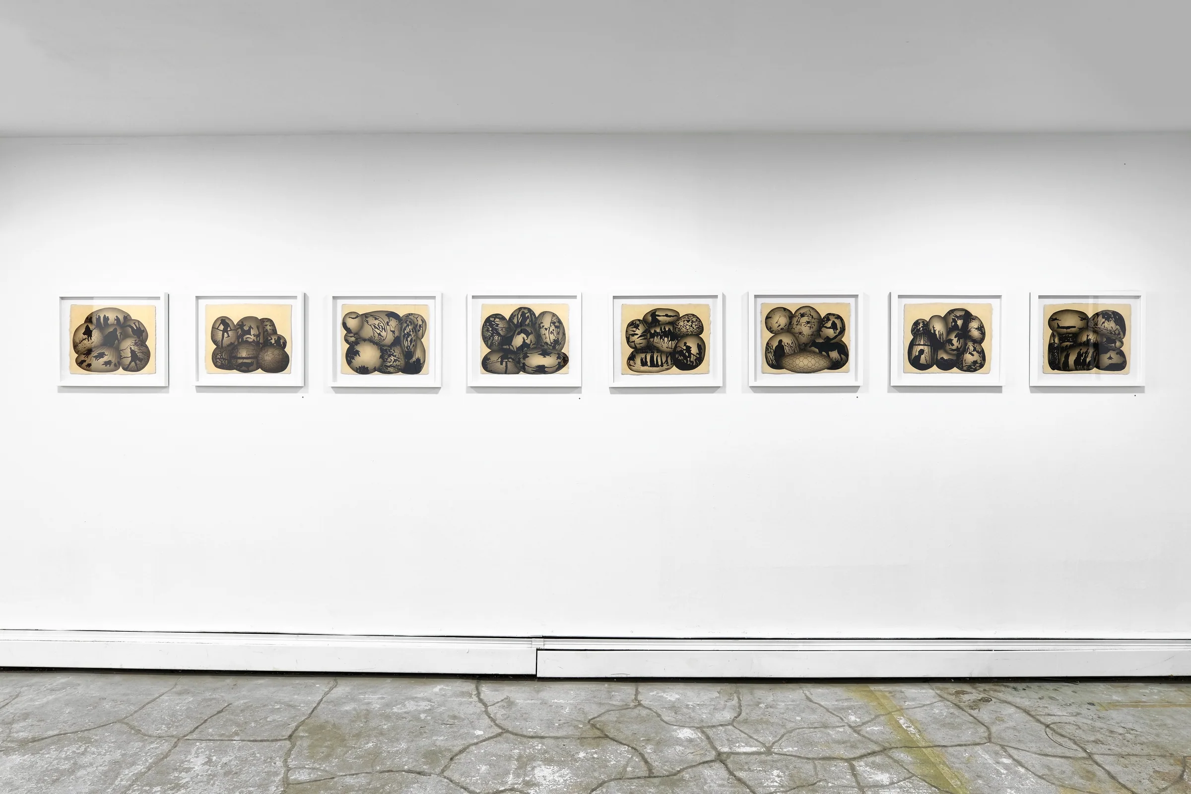 Installation view, Remains, 46 Hester Street, New York, 2026