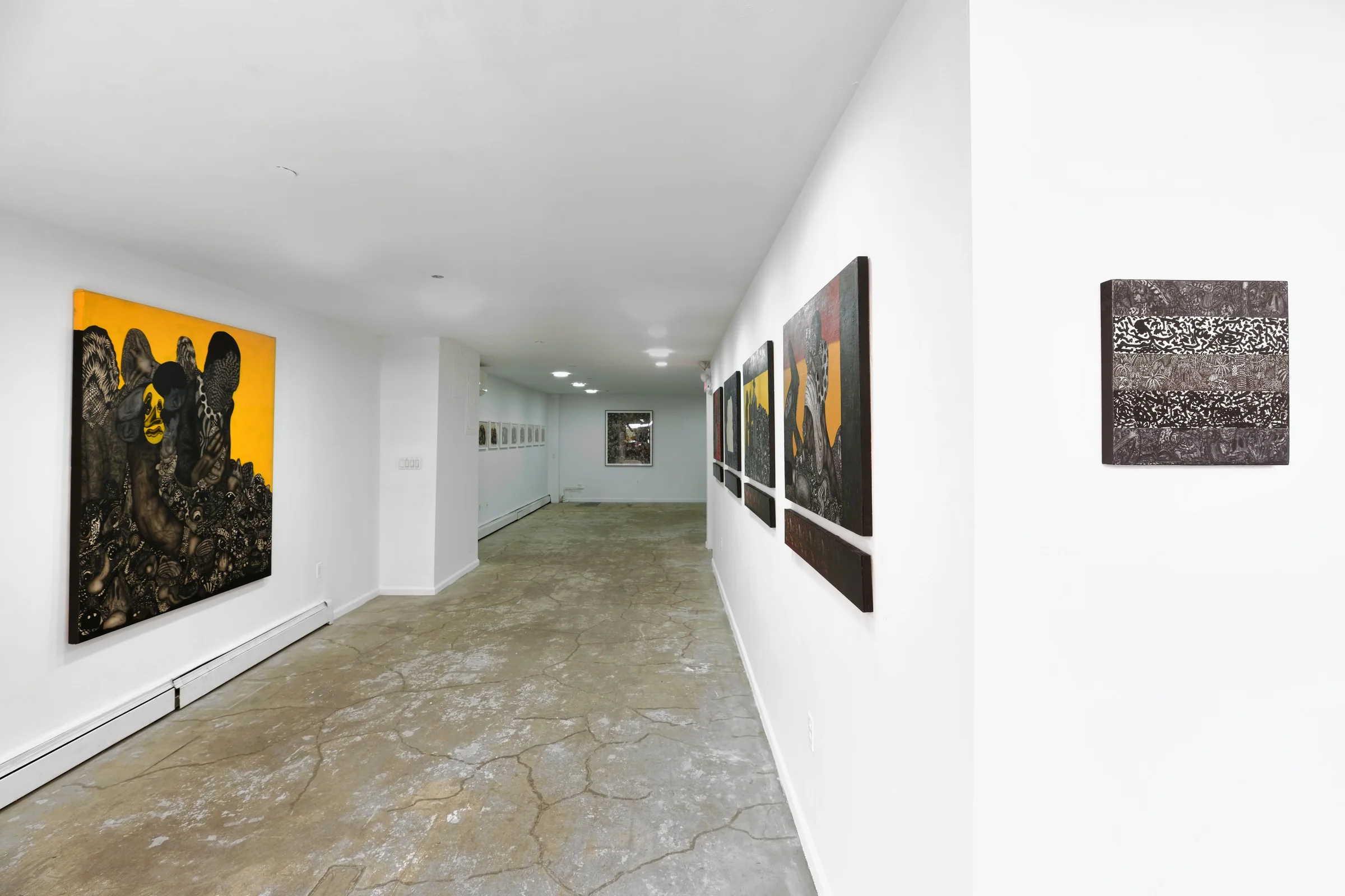 Installation view, Remains, 46 Hester Street, New York, 2026
